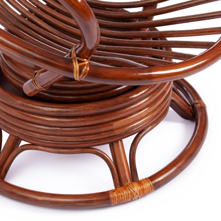 Кресло вращающееся "FLORES" 5005 без подушки, орех