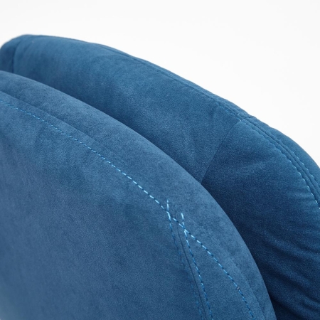 Кресло SOFTY LUX флок, синий