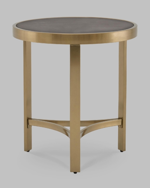 Журнальный столик Адриана 50*50 см серая керамика