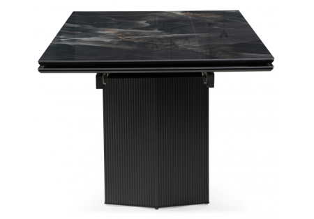 Керамический стол Монерон 200(260)х100х77 черный