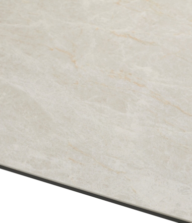 Стол ASTRID 200 TL-102 бежевый мрамор, испанская керамика, темно-серый