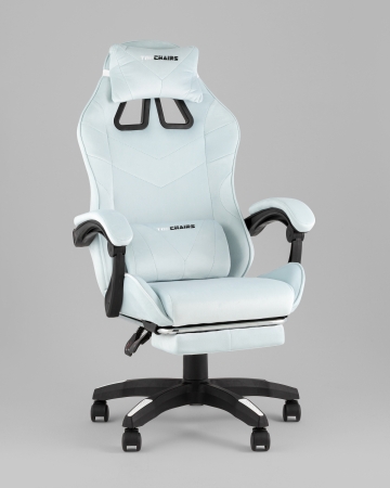 Кресло спортивное TopChairs MG-7019 велюр светло-голубой фото в интернет-магазине Stoolmarket
