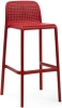 Стул пластиковый барный Lido красный