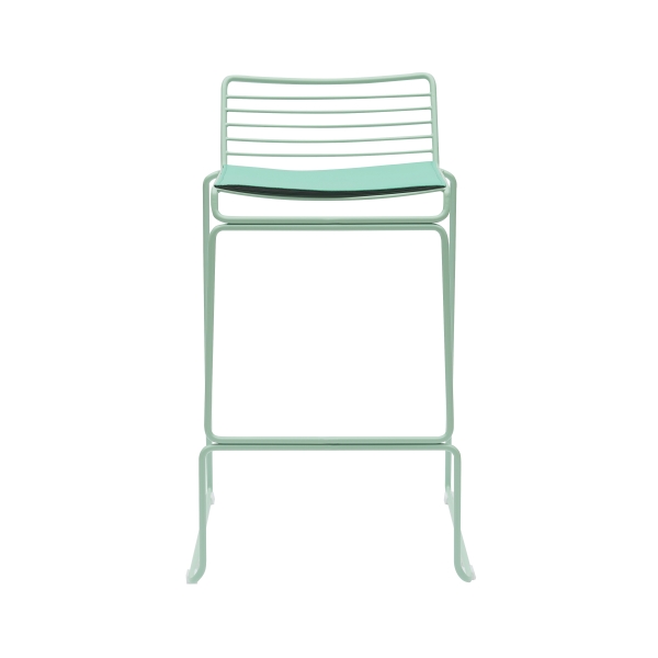 Стул полубарный Danny зеленый с подушкой Стул полубарный Danny зеленый с подушкой