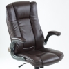 Кресло для руководителя K-24 коричневая экокожа