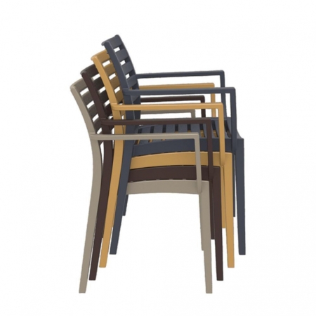 Кресло пластиковое Siesta Contract Artemis бежевый