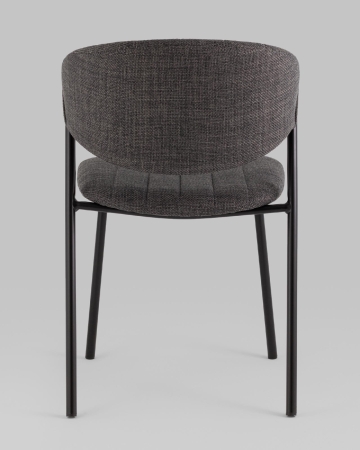 Стул Харпер ткань рогожка темно-серый
