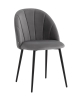 Стул Логан NEW велюр серый