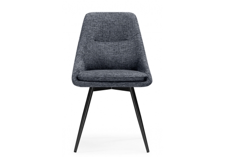 Стул на металлокаркасе Avian вращающийся темно-серый, черный