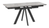 Cтол с керамическим покрытием Джейтон-110 серый, черный 110x70