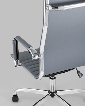 Кресло руководителя City TopChairs серый