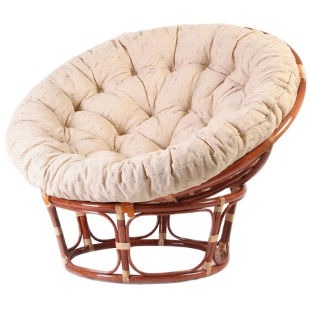 Кресло "PAPASAN" 23/01 W с подушкой коньяк, ткань старт фото в интернет-магазине Stoolmarket