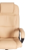 Кресло BERGAMO хром экокожа, бежевый