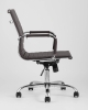 Кресло офисное City S TopChairs коричневое