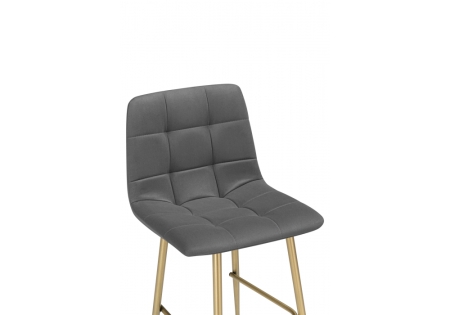 Барный стул Чилли Мини темно-серый (zd 995), золотой np