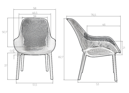 Кресло LONZO антрацит GR-12 с УФ-защитой