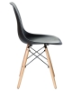 Стул обеденный DSW ножки светлый бук, черный B-03