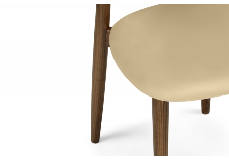 Стул деревянный Фарго бежевый, миланский орех