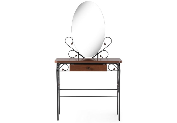 Стол деревянный Клео 3 черный, орех