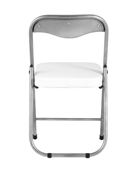Стул складной ДЖОН металлик, белый Стул складной ДЖОН металлик, белый