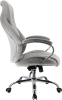 Кресло руководителя Coral ткань серый