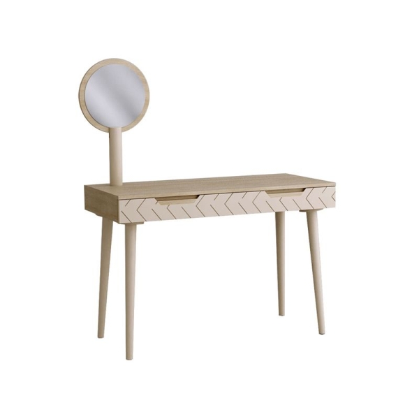 Стол туалетный Сканди Жемчужно-белый