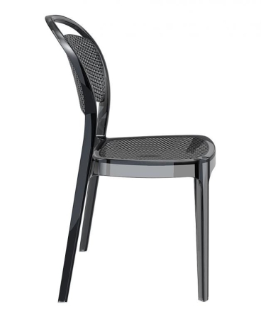 Стул прозрачный Bee черный