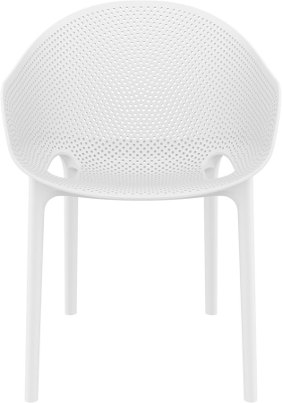 Кресло пластиковое Sky Pro белое