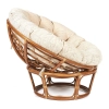 Кресло "PAPASAN" 23/01 W, с подушкой, бежевый, орех