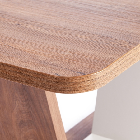 Стол обеденный VOX раздвижной, ЛДСП, дуб канзас, пепел