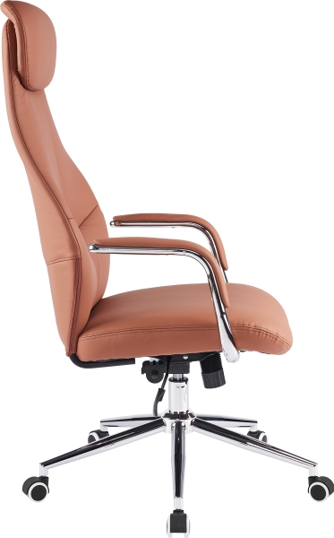 Кресло руководителя Bell экокожа коричневый Кресло руководителя Bell экокожа коричневый