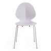 Стул EBAY (mod 03) металл и пластик, белый