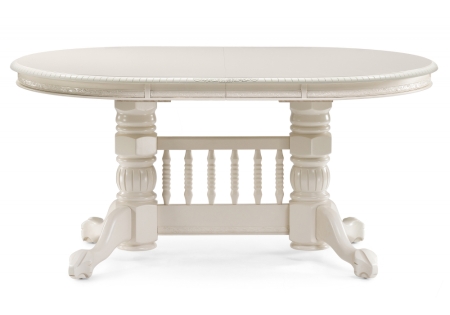 Стол деревянный Кантри 160 овальный крем