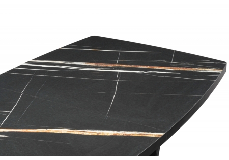 Стол деревянный Эудес sahara noir, черный