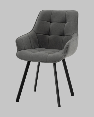 Стул Амальри велюр светло-серый