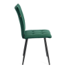 Стул обеденный Bari зеленый велюр