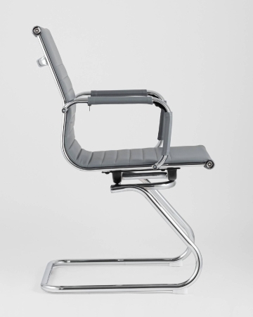 Кресло для посетителей Visit TopChairs серое