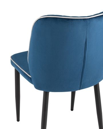 Стул Лоренс велюр синий