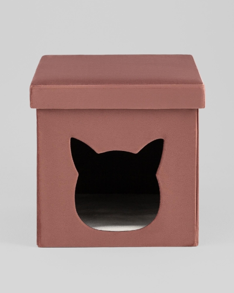 Пуф складной с ящиком Store Pet розовый Пуф складной с ящиком Store Pet розовый