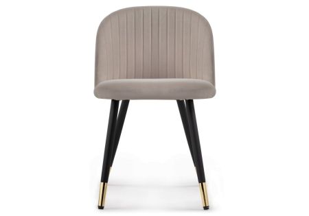 Стул Gabi латте, черный, золотой