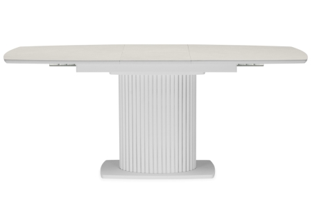 Керамический стол Фестер 140(180)х80 carmen light grey, белый