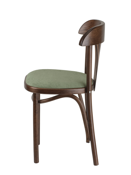 Стул Астра темный тон, букле зеленый MOSS 615
