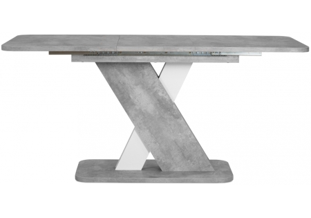 Стол Аврора цемент светлый, белый
