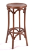 Барный деревянный табурет Венский 750 средний тон с твердым сиденьем