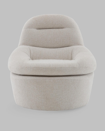 Кресло лаунж Fir светло-серый