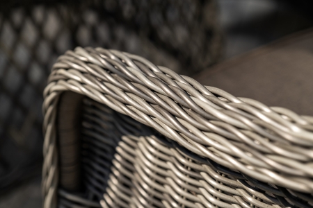 "Равенна" обеденная группа плетеная, цвет графит