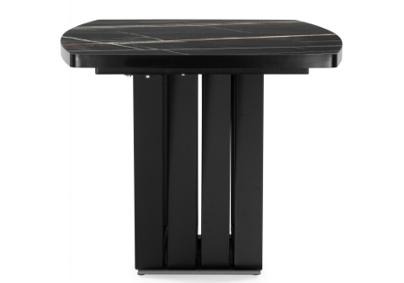 Стол деревянный Эудес sahara noir, черный