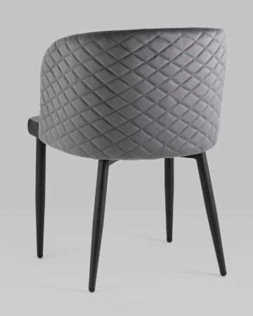 Стул Оскар велюр серый 4 шт.