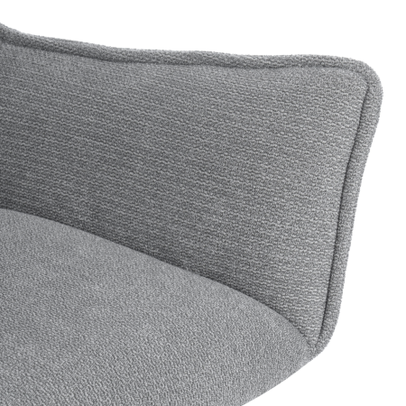 Кресло Murano/Мурано серый, хром