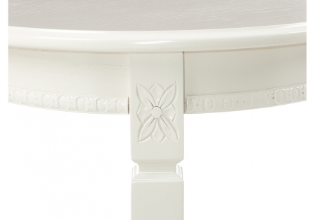 Стол деревянный Romeo молочный без патины